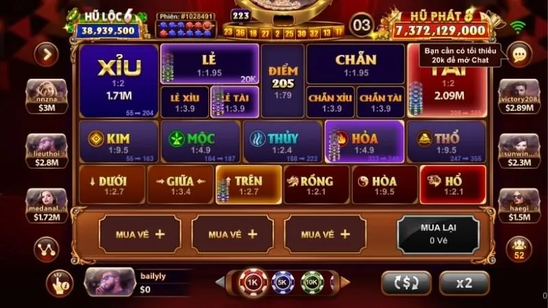 nhà cái tài xỉu đổi thưởng